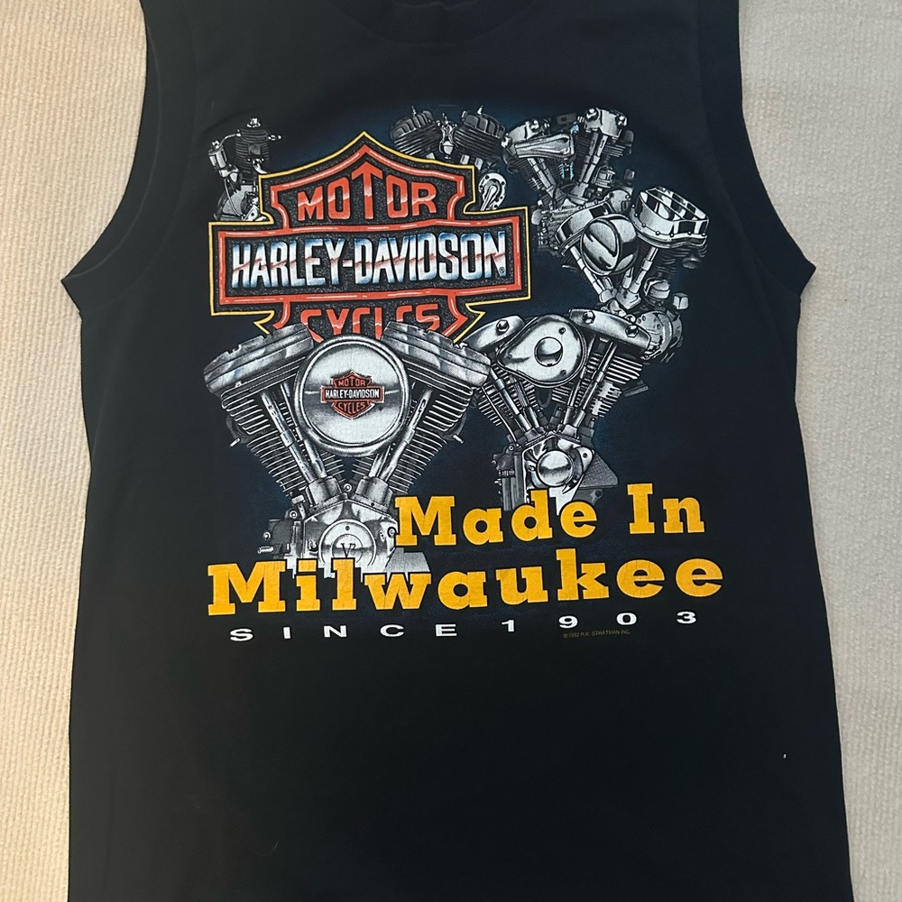 1992 Harley Davidson Tank Tee